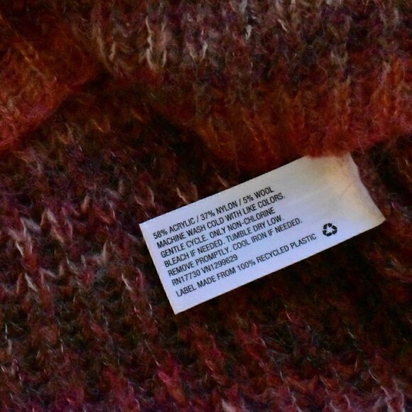 Knox Rose Long Sleeve Multicolored Soft Pullover Sweater Size S - Picture 12 of 14